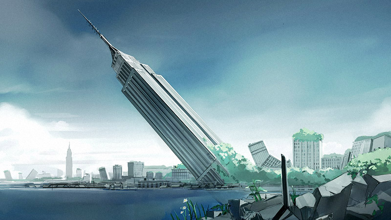 building, city, cityscape, empire_state_building, landscape, new_york, original, overgrown