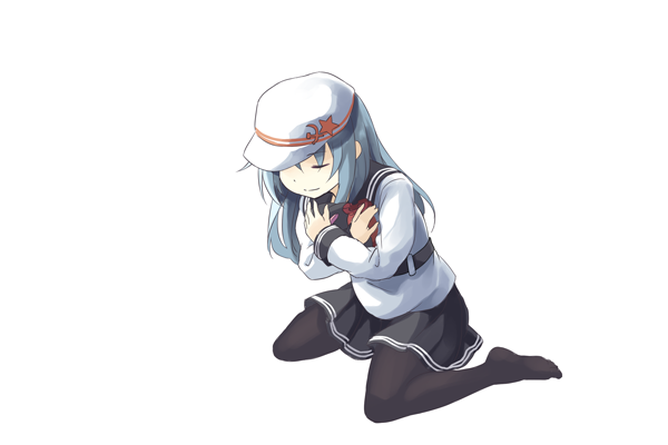1girl, closed_eyes, comic, hammer_and_sickle, hat, hat_hug, hibiki_(kantai_collection), kantai_collection