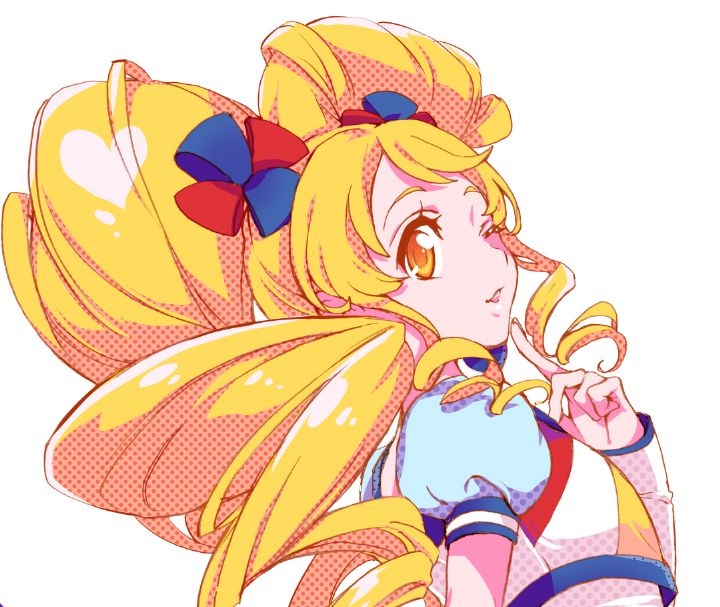 1girl, alternate_form, blonde_hair, chiyo_(rotsurechiriha), cure_honey, happinesscharge_precure!, long_hair, magical_girl