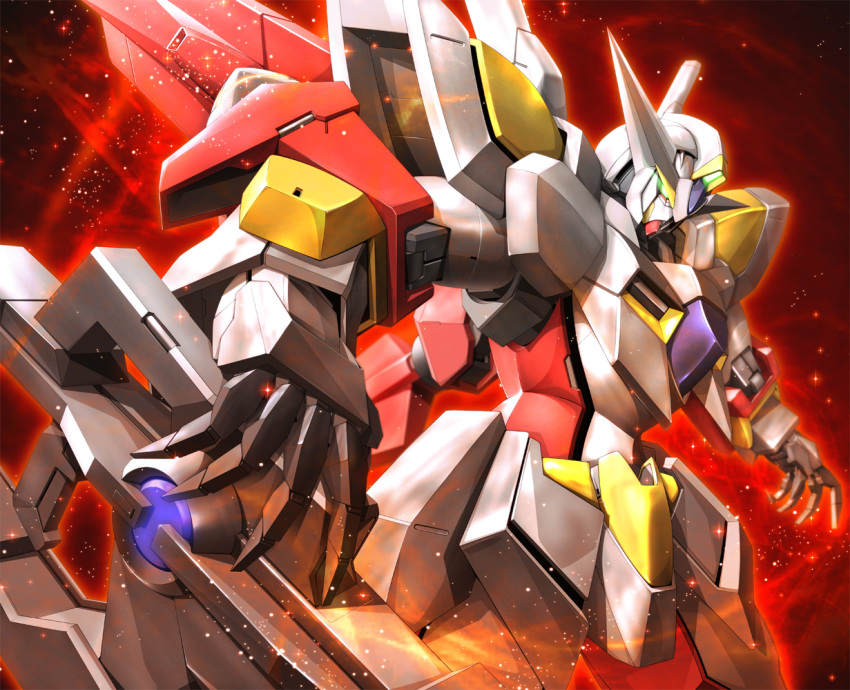 gundam_00, mecha, reborns_gundam, solo, sparkle, zb