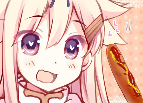 1girl, blonde_hair, chika_(toumei_kousoku), comic, hair_ornament, hairclip, heart, heart-shaped_pupils