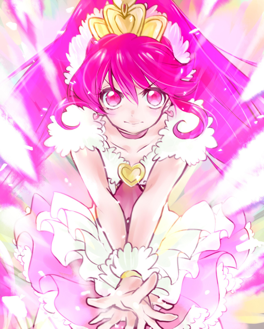 1girl, aino_megumi, choker, cure_lovely, happinesscharge_precure!, highres, long_hair, magical_girl