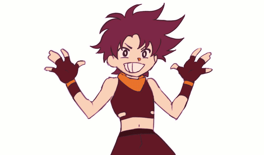 1boy, animated, bola_(weapon), chibi, clumsy, fingerless_gloves, gloves, grimmy666666