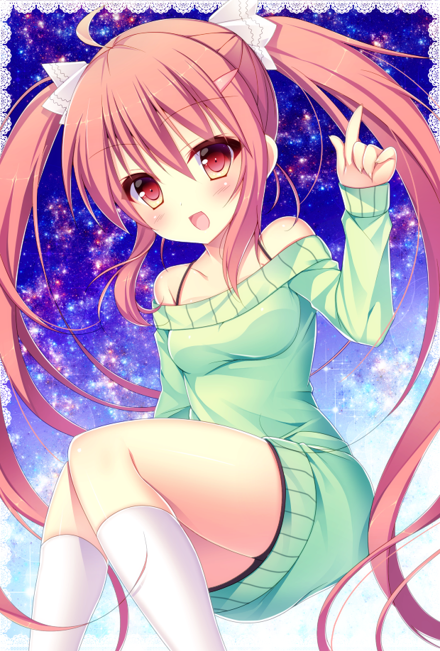 1girl, blush, breasts, long_hair, open_mouth, original, riko_(kujira215), smile