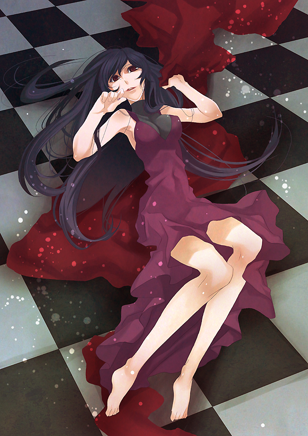 adu, bad_id, bare_shoulders, body_blush, breasts, cleavage, crossdressing, crossdressinging