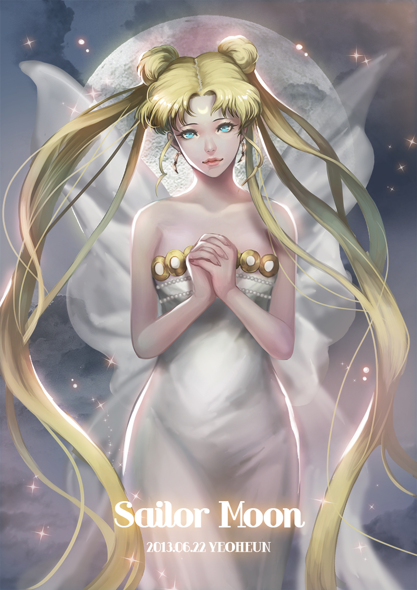 1girl, 2013, artist_name, bishoujo_senshi_sailor_moon, blonde_hair, blue_eyes, copyright_name, crescent