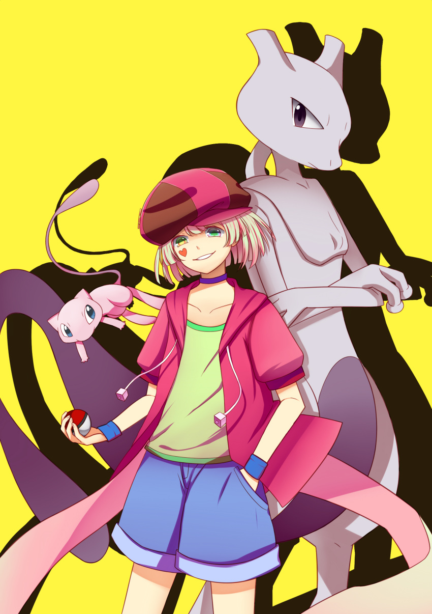 1boy, absurdres, blonde_hair, crossover, grin, hand_in_pocket, hat, highres
