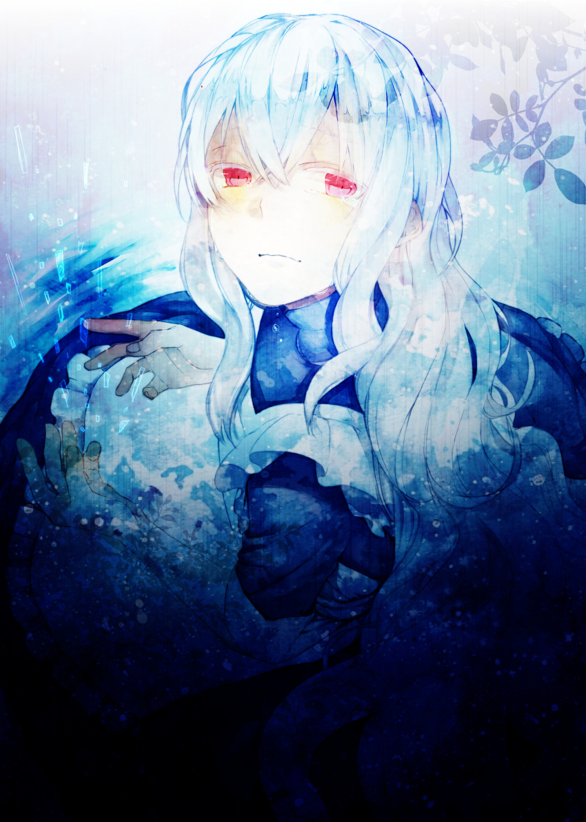 1girl, absurdres, dress, highres, kagerou_project, kozakura_mary, long_hair, red_eyes