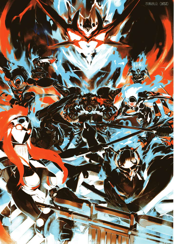 epic, gun, mecha, official_art, super_robot, tengen_toppa_ainzer, tengen_toppa_enki_durga, tengen_toppa_grappal, tengen_toppa_gurren_lagann, tengen_toppa_gurren_lagann:_lagann-hen, tengen_toppa_kidd_knuckle, tengen_toppa_moshogun, tengen_toppa_solvernia, tengen_toppa_sozoshin, tengen_toppa_twin_boukun, tengen_toppa_yoko_w_tank, weapon