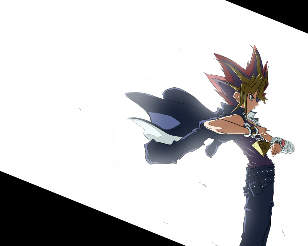 cape, chain, chains, coat, duel_disk, jewelry, male, millennium_puzzle