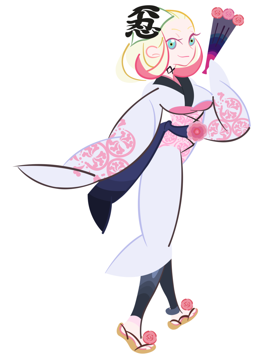 1girl, blonde_hair, highres, hiteihime_(katanagatari), katanagatari, mask, solo