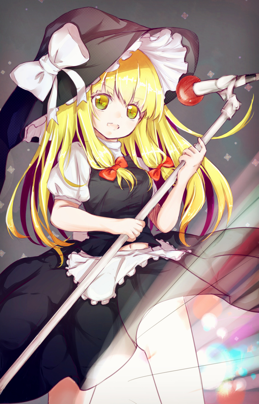 1girl, apron, benmiaobituona, blonde_hair, bow, cosplay, dress, hair_bow