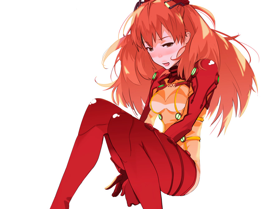 hanaosutarou, long_hair, neon_genesis_evangelion, orange_hair, plugsuit, rebuild_of_evangelion, shikinami_asuka_langley, sitting