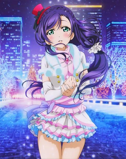 artist_request, braid, detached_sleeves, green_eyes, hat, love_live!_school_idol_project, mini_top_hat, official_art