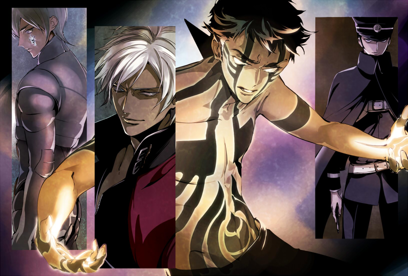 4boys, dante_(devil_may_cry), devil_may_cry, devil_summoner, digital_devil_saga, hitoshura, joka_(night_gate), kuzunoha_raidou