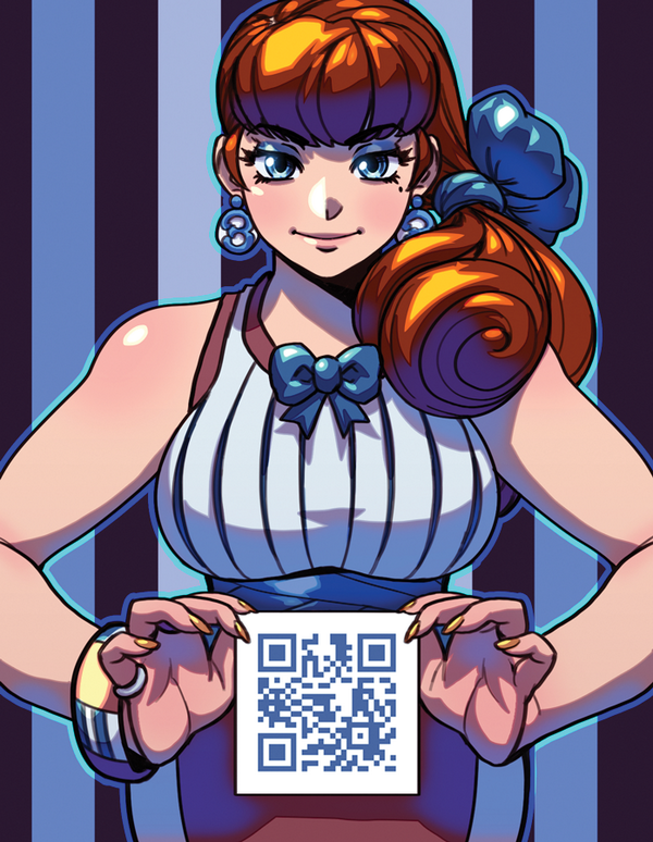 1girl, alternate_hairstyle, bangs, bliss_barson, blue_eyes, bracelet, breasts, brown_hair