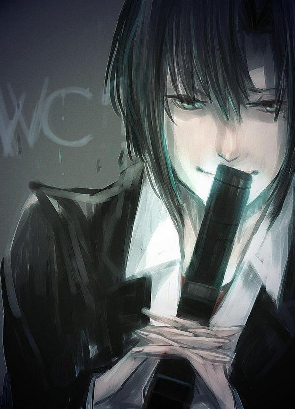 1girl, aoyanagi_risa, formal, gun, psycho-pass, solo, suit, weapon