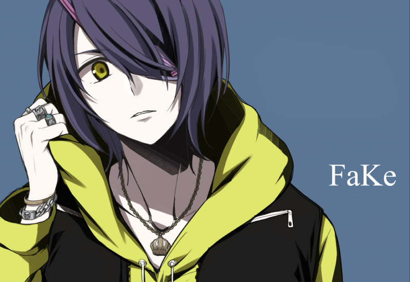 1girl, eyepatch, kantai_collection, looking_at_viewer, purple_hair, short_hair, simple_background, solo