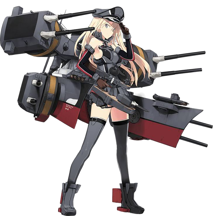 1girl, ankle_boots, bare_shoulders, bismarck_(kantai_collection), blonde_hair, blue_eyes, boots, breasts