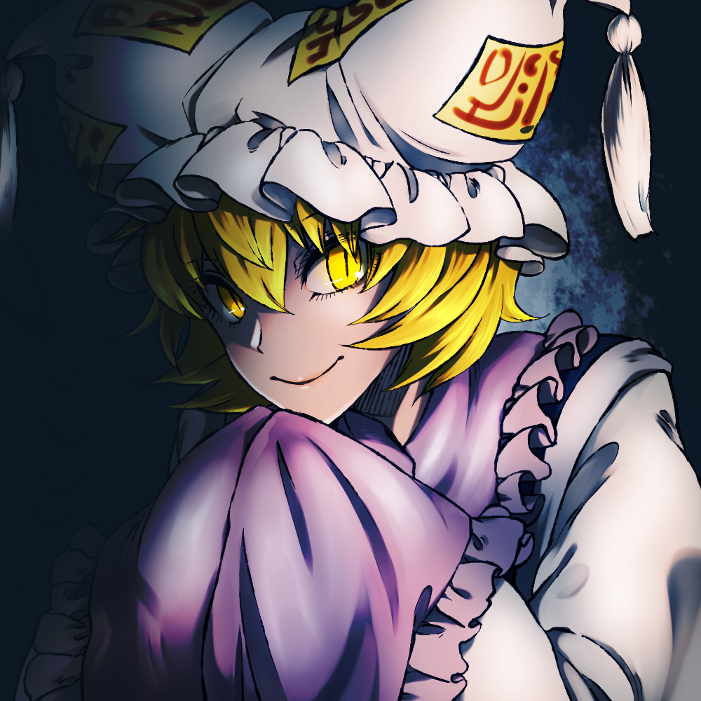 1girl, animal_ears, blonde_hair, hat, long_sleeves, porupu, short_hair, smile