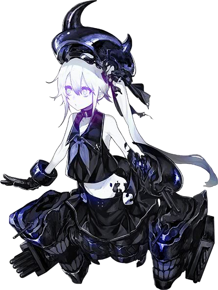 1girl, cannon, destroyer_princess, gloves, kantai_collection, monster_girl, official_art, school_uniform, serafuku, shinkaisei-kan, side_ponytail, torpedo, violet_eyes, white_hair