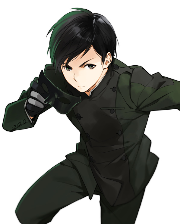 1boy, black_eyes, black_hair, domino_mask, holding_mask, kato_(green_hornet), mask, solo, the_green_hornet, yasuda_(fareast_blade)