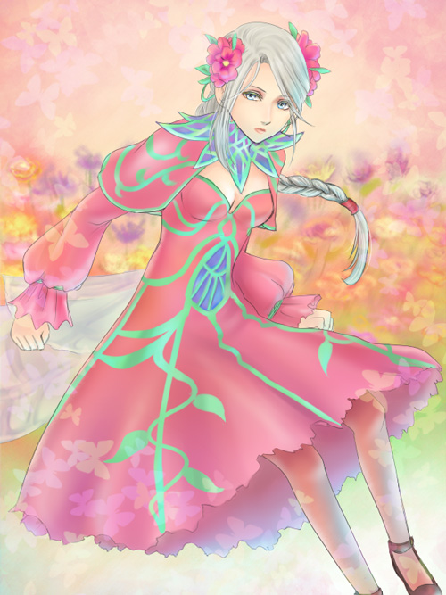 blonde_hair, braid, ellen_(folkssoul), folkssoul, kumanda, long_hair