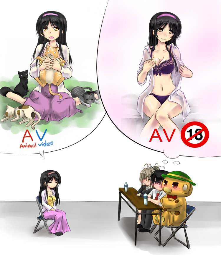 adachi_eiko, amagi_brilliant_park, blush, breasts, hairband, kiryu264, large_breasts, open_clothes