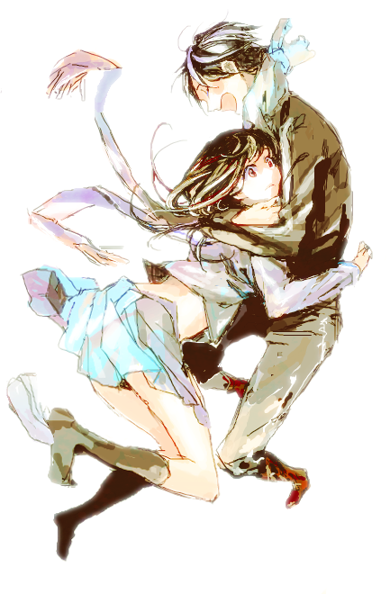 1boy, 1girl, black_hair, brown_hair, dorayan, hug, iki_hiyori, jersey