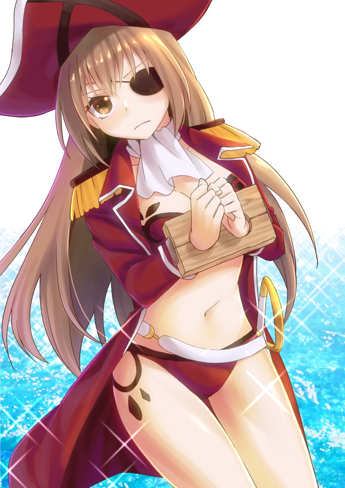 1girl, 403_(artist), amagi_brilliant_park, bikini, bikini_bottom, bikini_top, brown_eyes, brown_hair