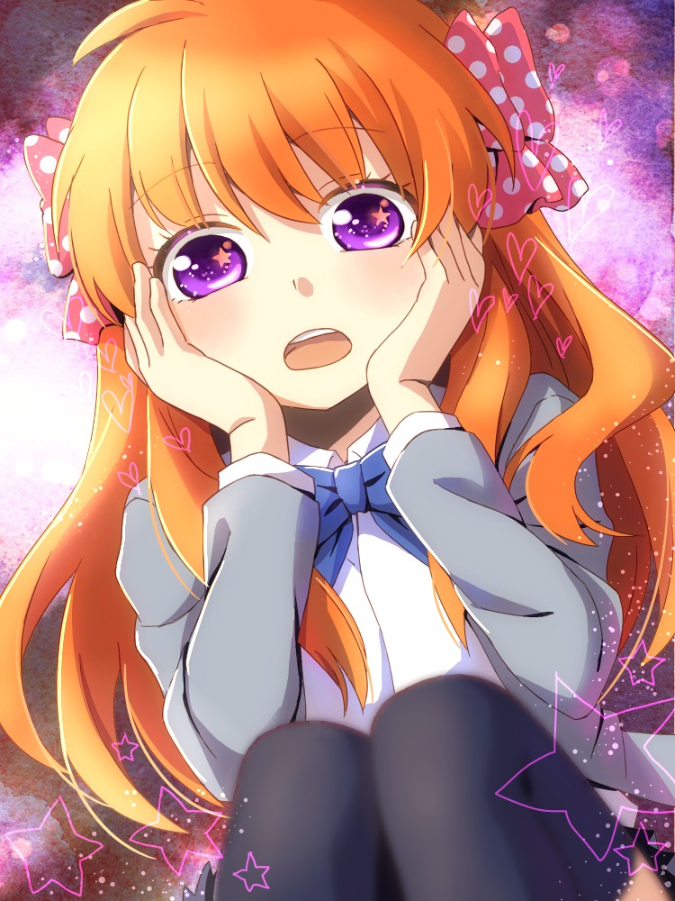 1girl, 403_(artist), black_legwear, blazer, blush, bow, bowtie, gekkan_shoujo_nozaki-kun