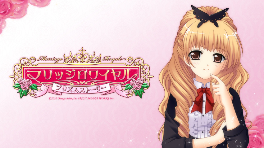 brown_eyes, brown_hair, long_hair, marriage_royale, nishimata_aoi, uwajima_iyo