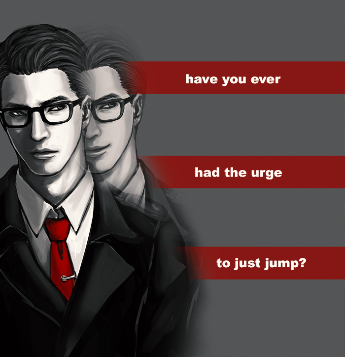 2boys, dark_persona, dual_persona, en_(en-chune), glasses, joseph_oda, multiple_boys, necktie
