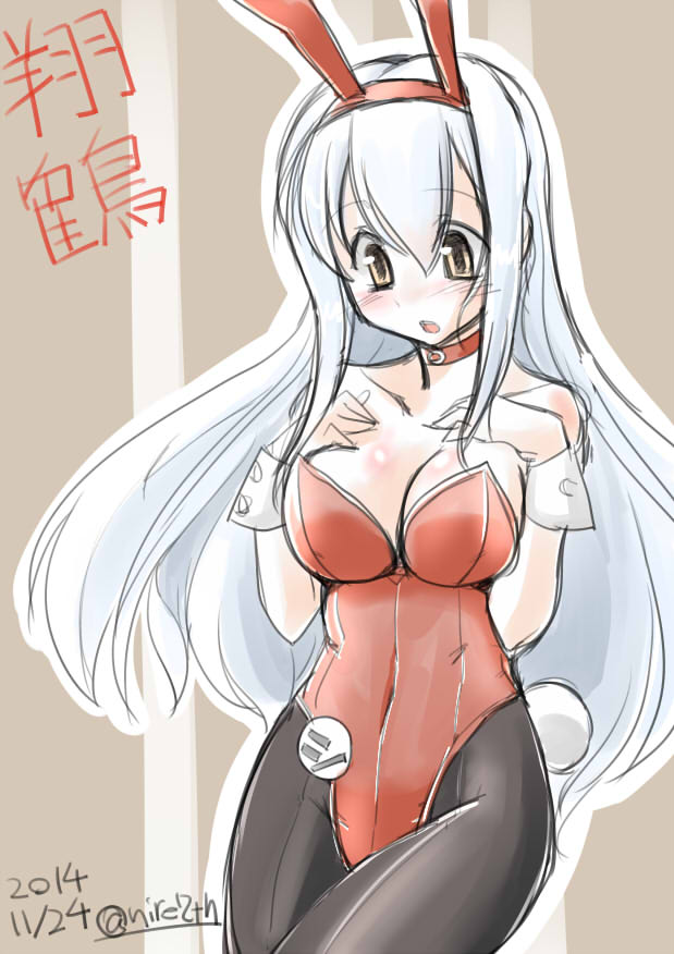 1girl, animal_ears, breasts, bunny_girl, bunnysuit, choker, cleavage, hairband