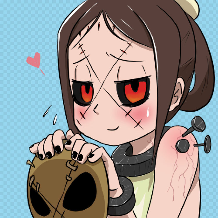 azinori123, commentary_request, mask, mask_removed, painwheel_(skullgirls), skullgirls