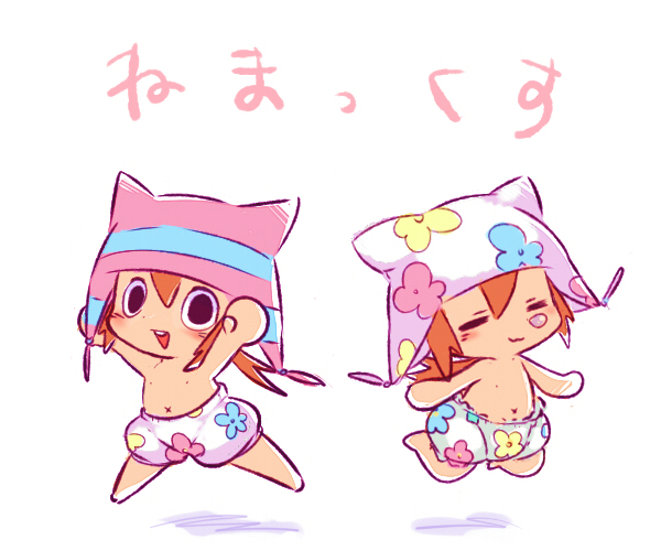 1boy, anmofu, barefoot, black_eyes, blush, chibi, closed_eyes, inazuma_eleven