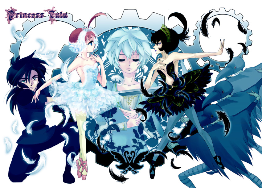 ballet_slippers, bird, crow, fakir, feathers, gears, mytho, mythos
