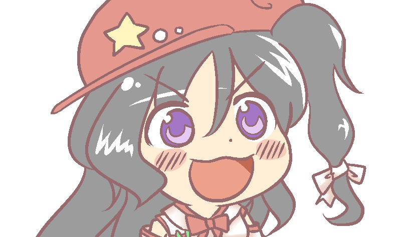1girl, :3, black_hair, blush_stickers, bow, chinese_clothes, detached_sleeves, dolls_in_pseudo_paradise