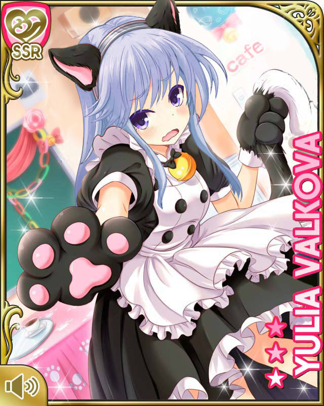 animal_ears, apron, bell, dress, fake_animal_ears, girlfriend_(kari), gloves, jingle_bell