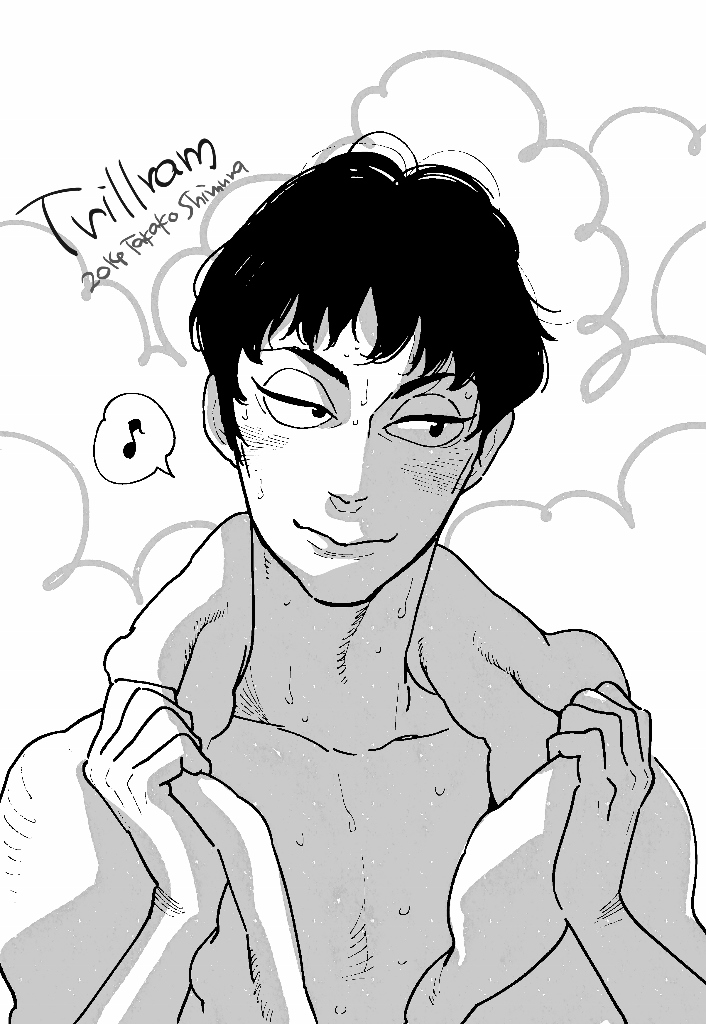 1boy, aldnoah.zero, artist_name, bust, character_name, dated, male, monochrome