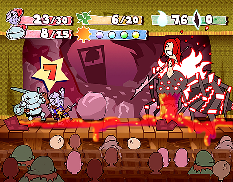 >_<, :d, ^_^, armor, audience, chaos_witch_quelaag, chosen_undead, closed_eyes