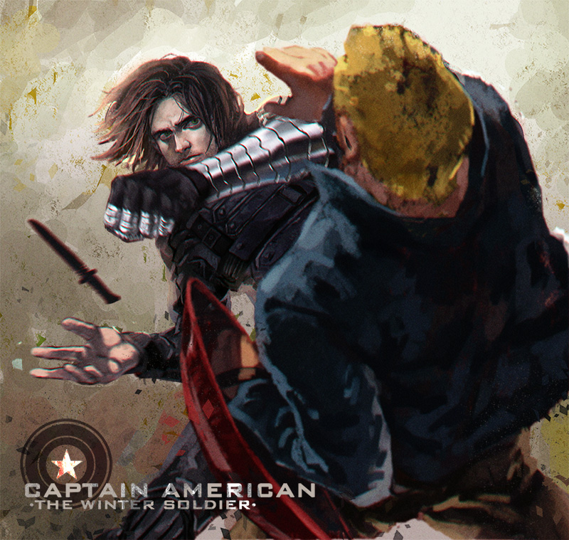 brown_hair, captain_america_the_winter_soldier, copyright_name, fighting, freer, james_buchanan_barnes, knife, marvel
