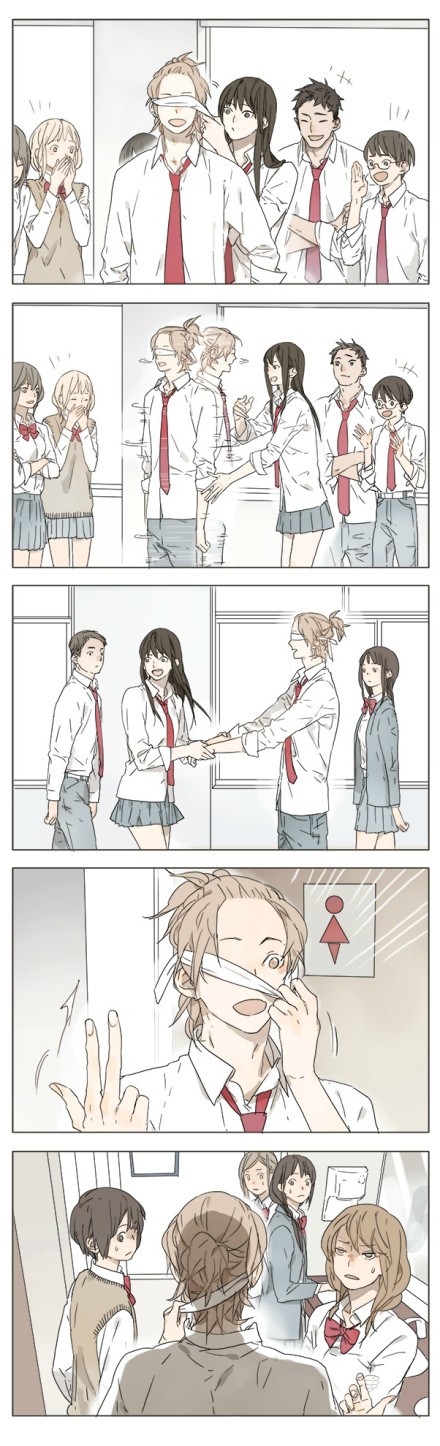 chinese, comic, highres, original, qi_fang, sun_jing, tanjiu, translation_request