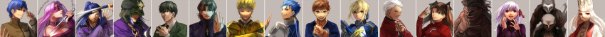 6+boys, 6+girls, absurdres, archer, assassin_(fate/stay_night), caster, chain, dark_sakura