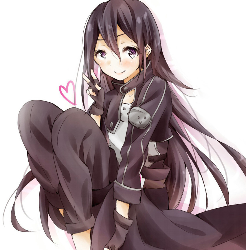 1boy, black_eyes, black_hair, breastplate, chima_(fusigiko), fingerless_gloves, gloves, kirito