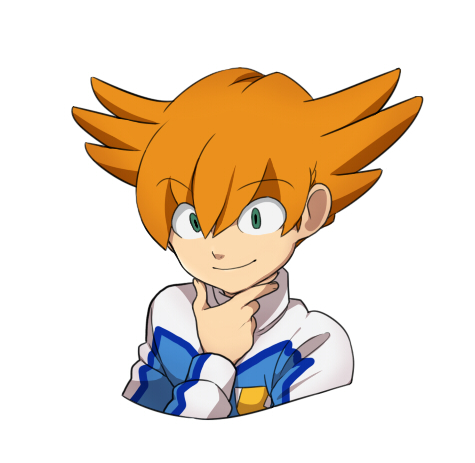 1boy, bust, earth_eleven, green_eyes, inazuma_eleven_(series), inazuma_eleven_go, inazuma_eleven_go_galaxy, lightning_bolt