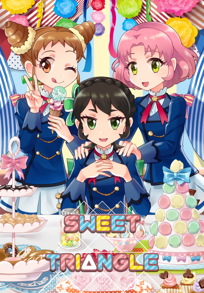aikatsu!, arisugawa_otome, kamiya_shion, kitaouji_sakura, pohe