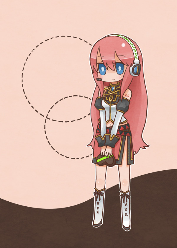 blue_eyes, cosplay, detached_sleeves, galaxy_angel, headphones, kirari_chito, long_hair, megurine_luka