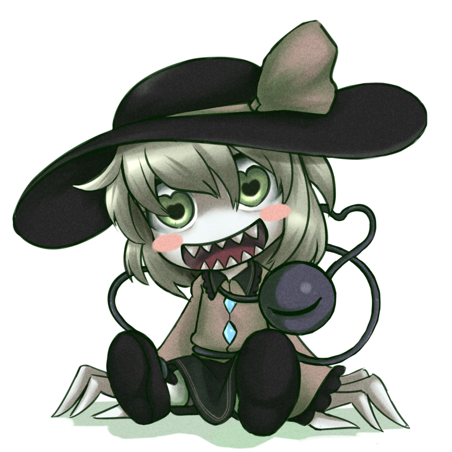 adesa, blush_stickers, fingernails, green_eyes, green_hair, hat, heart, heart-shaped_pupils