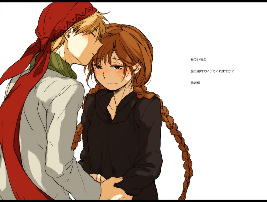 1boy, 1girl, higashi_eria, kukuri, mahoujin_guruguru, nike_(mahoujin_guruguru)